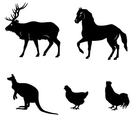 Logo Design Blog on Set Of 13 Animals Silhouette Vectors That You Can Download For Free