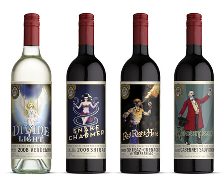 vinaceous wine packaging