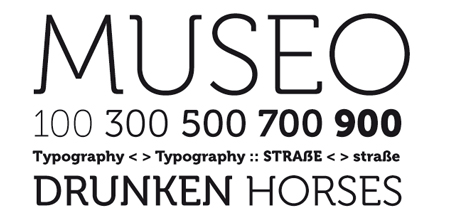 museo semi-serif