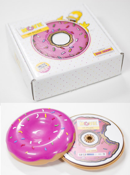 simpsons donut cd