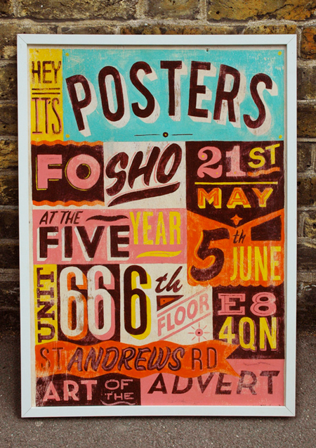  posters or cool lettering Telegramme Studio can do it all with style