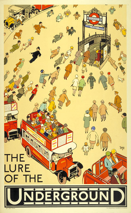 124.-The-lure-of-the-Underground-by-Alfred-Leete-1927