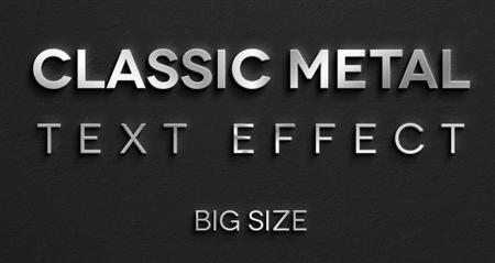 Classic-Metal-Text-Effect