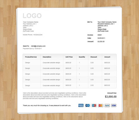 wood-invoice