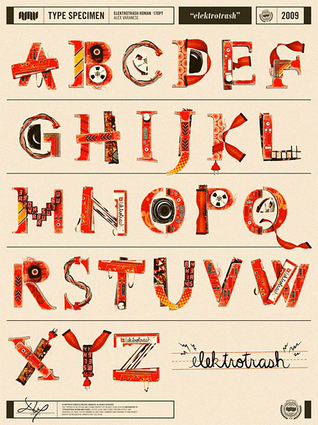 elektrotrash-alphabet