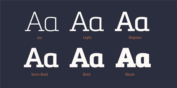 metronics slab serif fonts