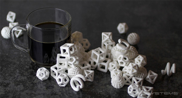 Amazing 3D printed sugar “cubes”