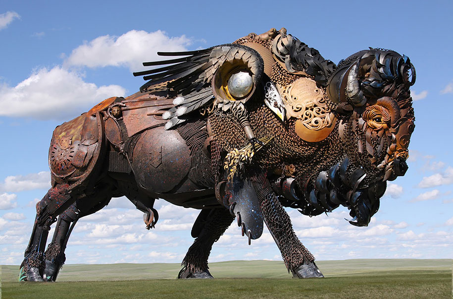 welded-scrap-metal-animal-sculptures-john-lopez-1