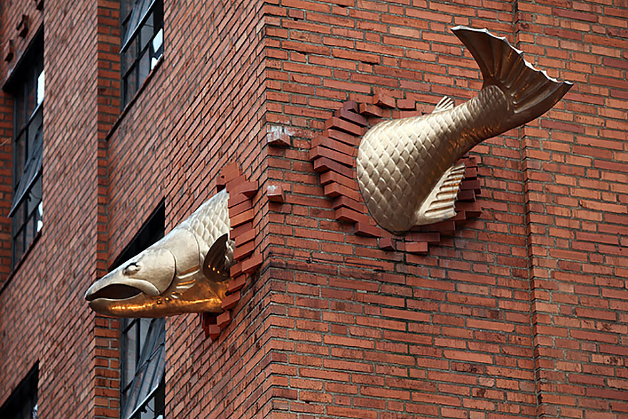 This salmon in Portland