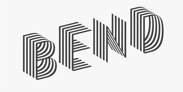 Bend font by Juri Zaech