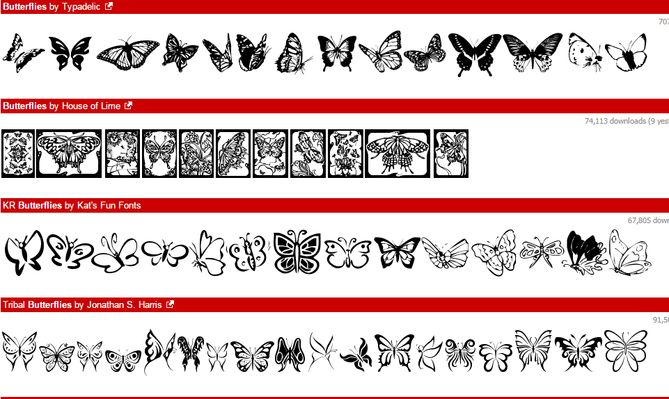 butterflies