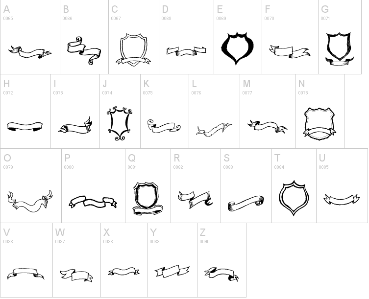 frames and ribbon