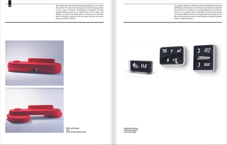 double-page of showroom magazine