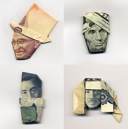 Moneygami, fun with origami and money