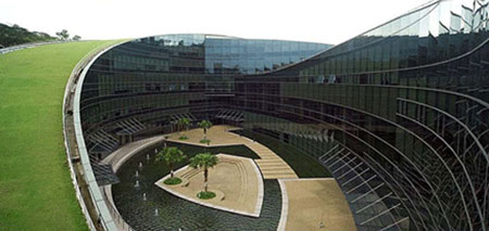 Grass roofs in Singapore