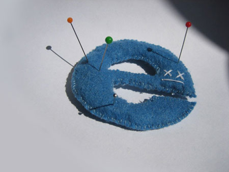 Internet explorer voodoo doll