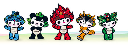 beijing olympic mascots