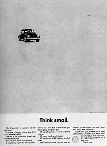 Volkswagen Advertisement 1960