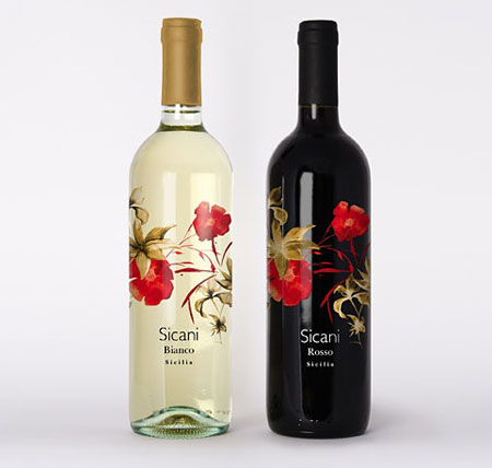 sicani wine packaging