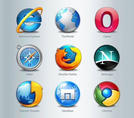 browser icons