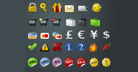 ecommerce icons