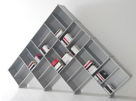 pyramid bookcase