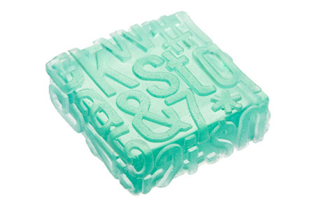 typography soap