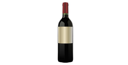 wine bottle vector