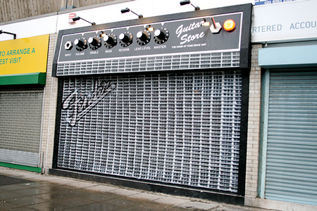the guitar store