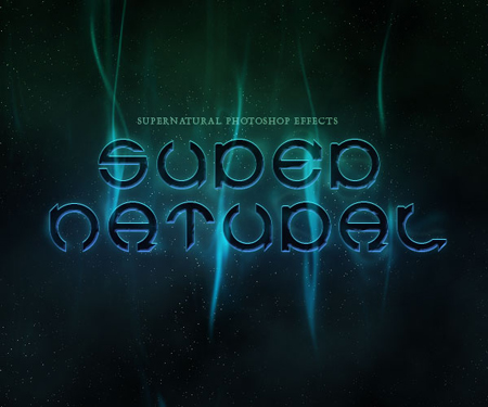 supernatural text effect