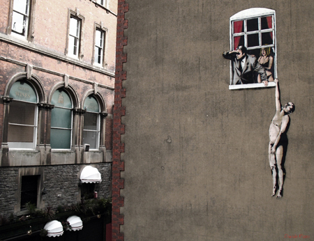 banksy window