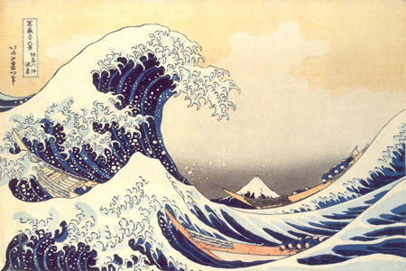 Hokusai’s great wave is everywhere