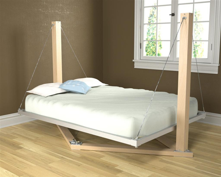 suspended bed