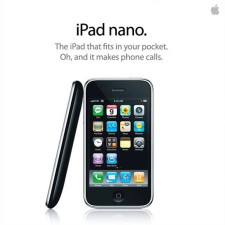 iPad Nano: the iPad that fits in your pocket