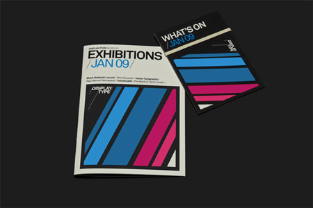 Brochure for exhibitions