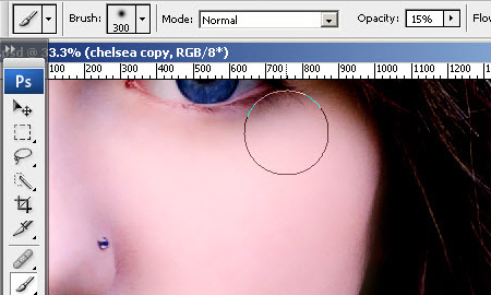 Step 5 - Retouching a photo