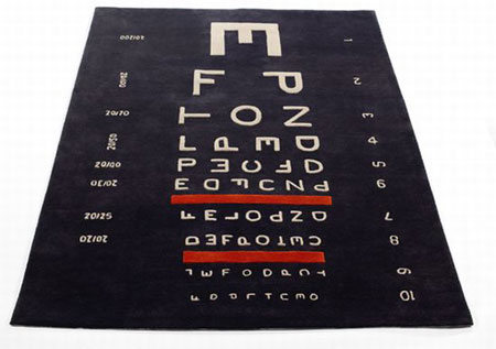 Sightlines typographic carpet