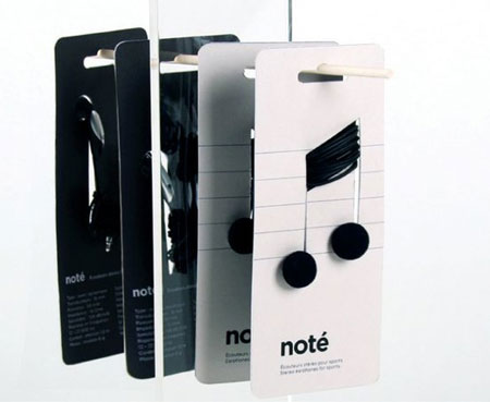 Noté: packaging concept