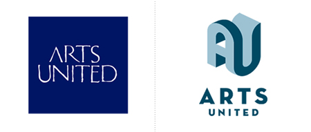 Arts United Unites logo redesign