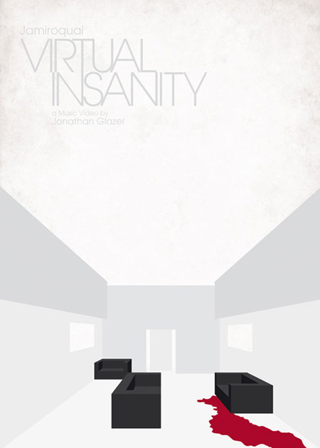 Minimalist music video posters