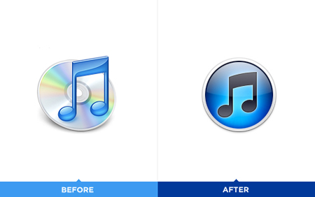 iTunes logo icon redesign