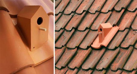 Roof birdhouse concept by Klaas Kuiken