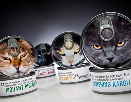 Awesome advertising project for cat food