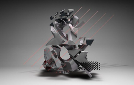 3D typography by Stuart Wade