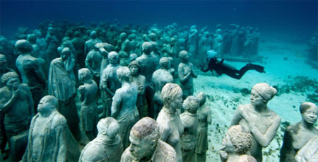 Underwater sculptures