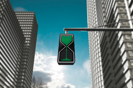 Sand Glass LED Traffic Lights