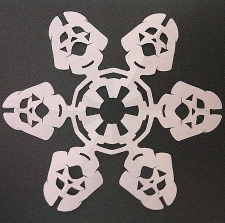 Star Wars snow flakes