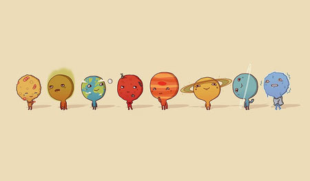 The cutest solar system