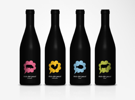 Concept wine label by Sascha Elmers