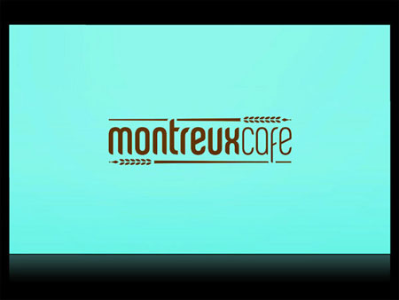 Identity system for Montreux Café